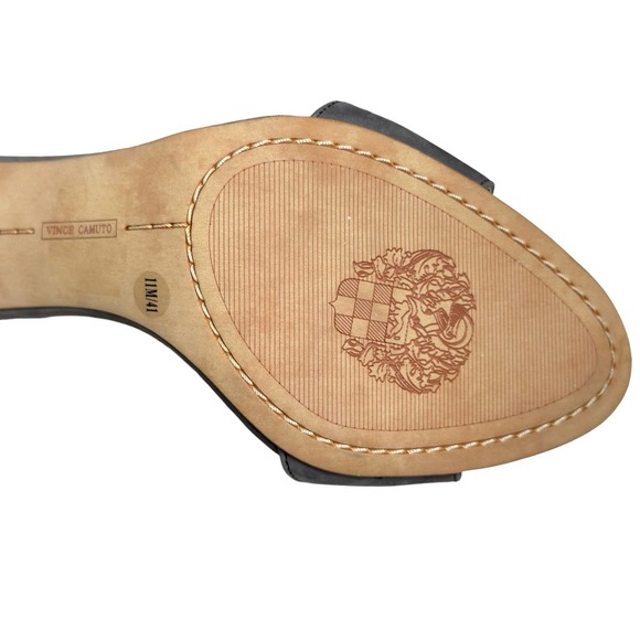 Vince Camuto Heels Corlina 11/41 Dark Gray Soft Suede 3.5" Heel New W/O Box B05 - Picture 8 of 9